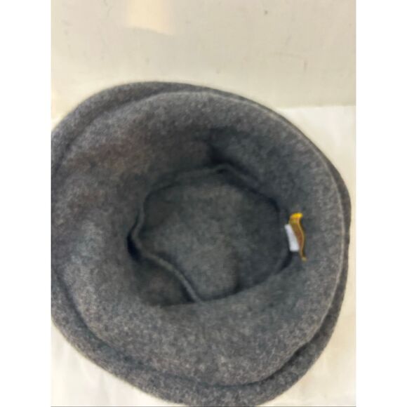 Scala Collezione Gray 100% Wool round hat - Picture 6 of 7
